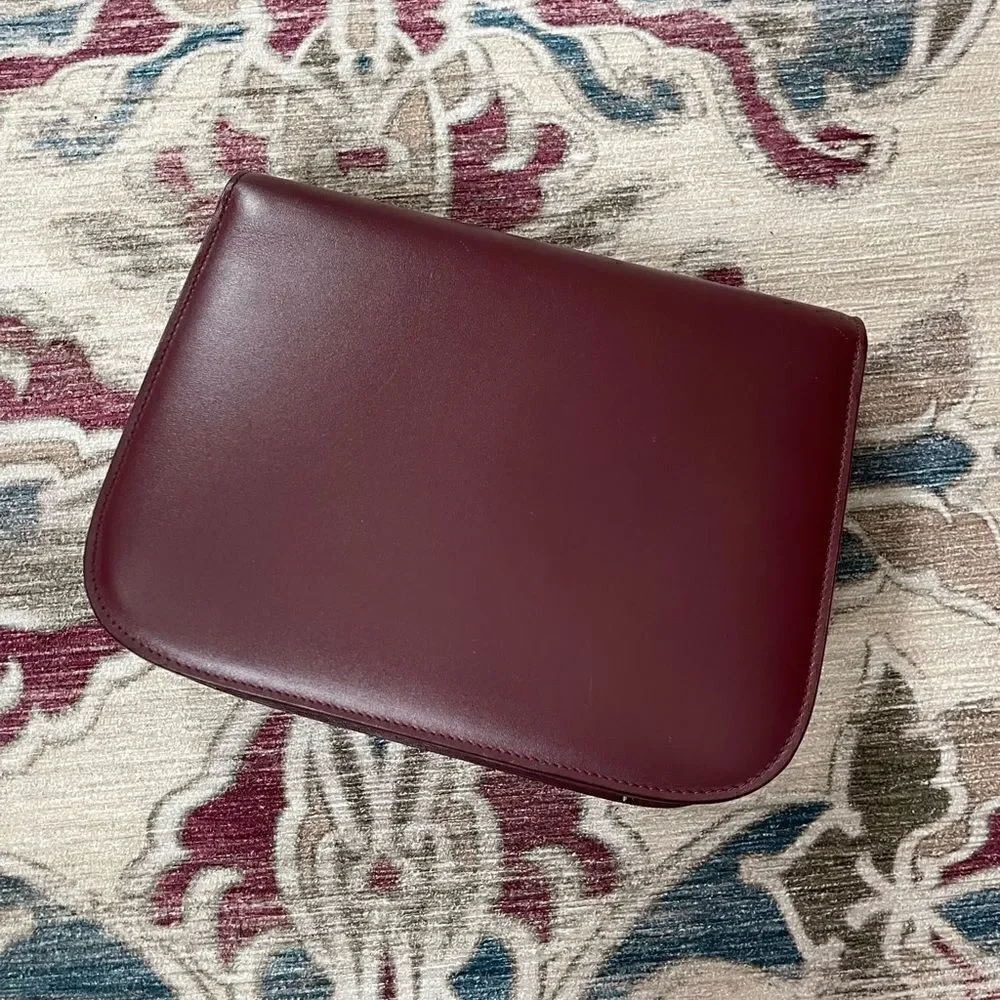 Celine Medium Box Bag Burgundy - Picture 6 of 9